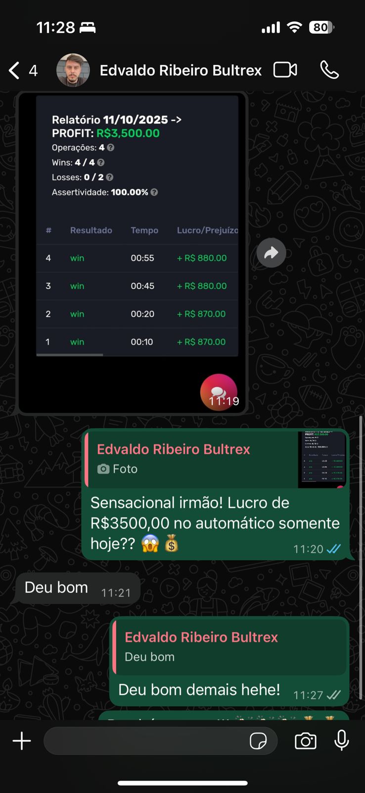 Resultado de trader